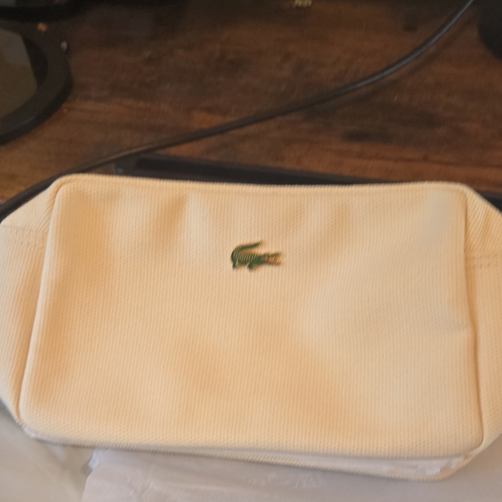 NWT LACOSTE cosmetic/ Clutch Bag